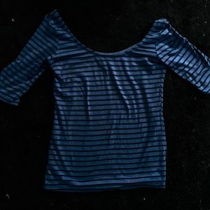 LONG SLEEVE STRIPED TOP